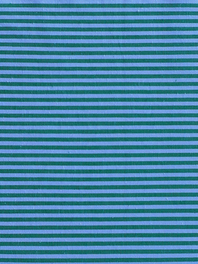 Green stripes cotton - earthytextiles