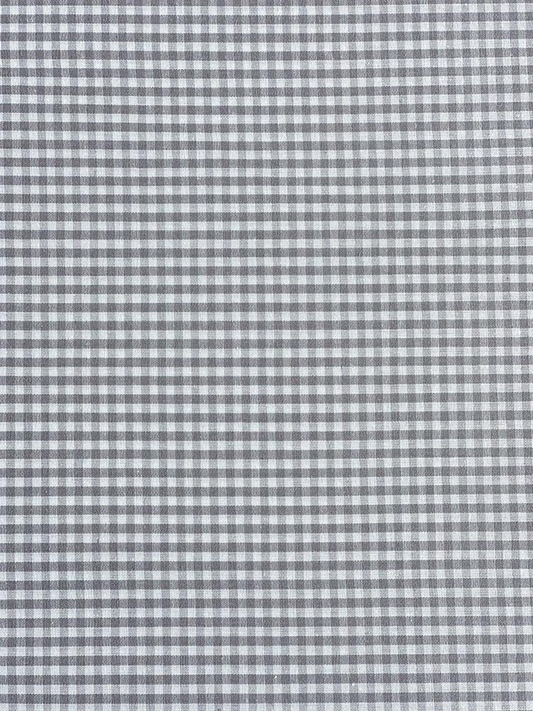 Grey gingham cotton - earthytextiles