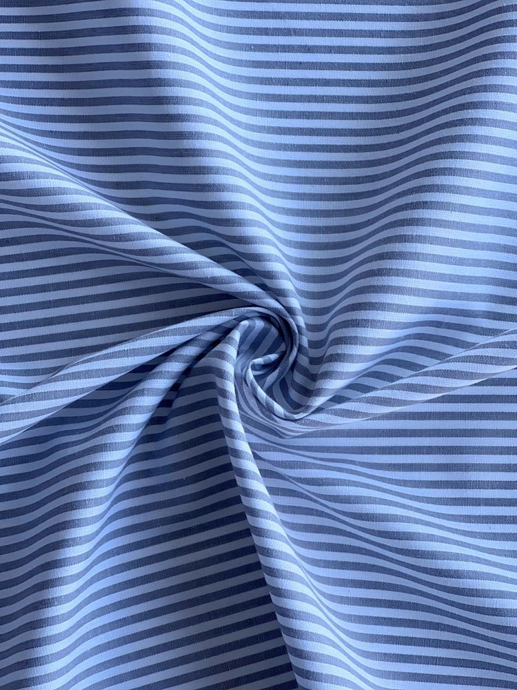 Grey stripes cotton - earthytextiles