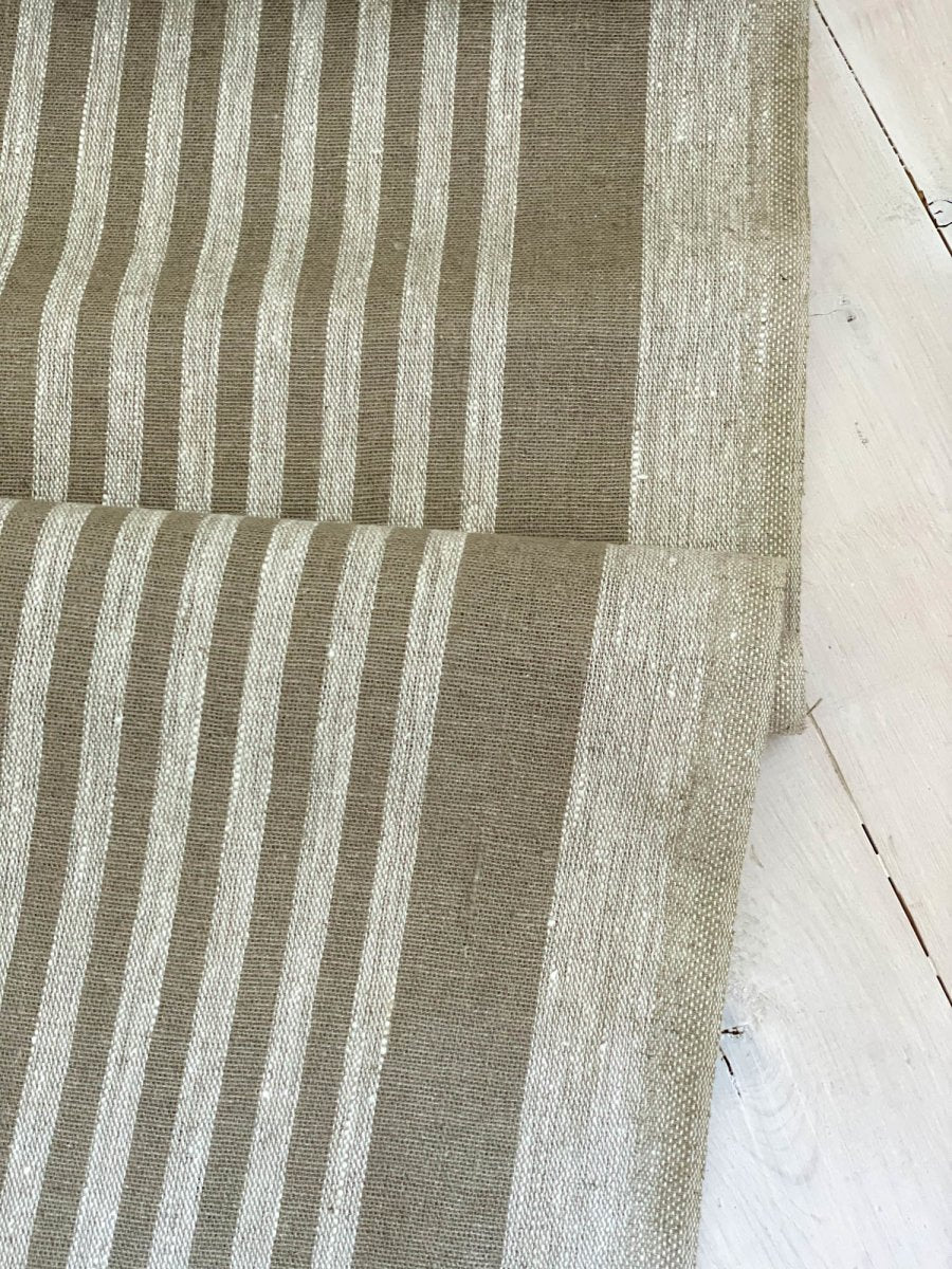Natural narrow with natural stripes - earthytextiles