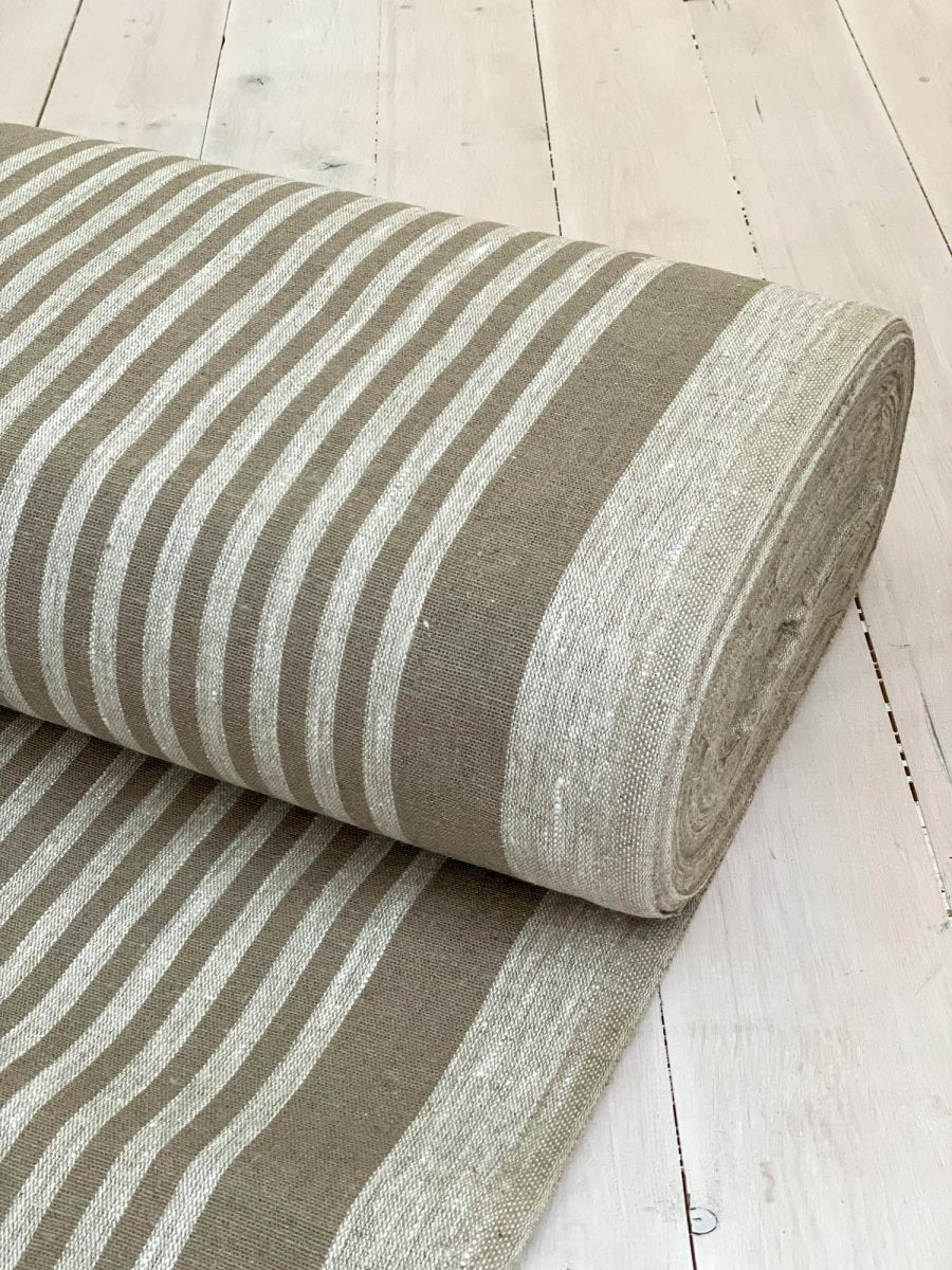 Natural narrow with natural stripes - earthytextiles