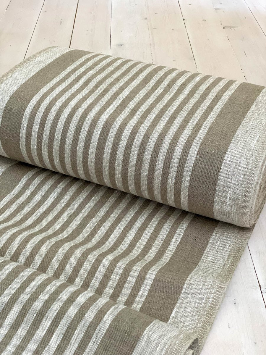 Natural narrow with natural stripes - earthytextiles