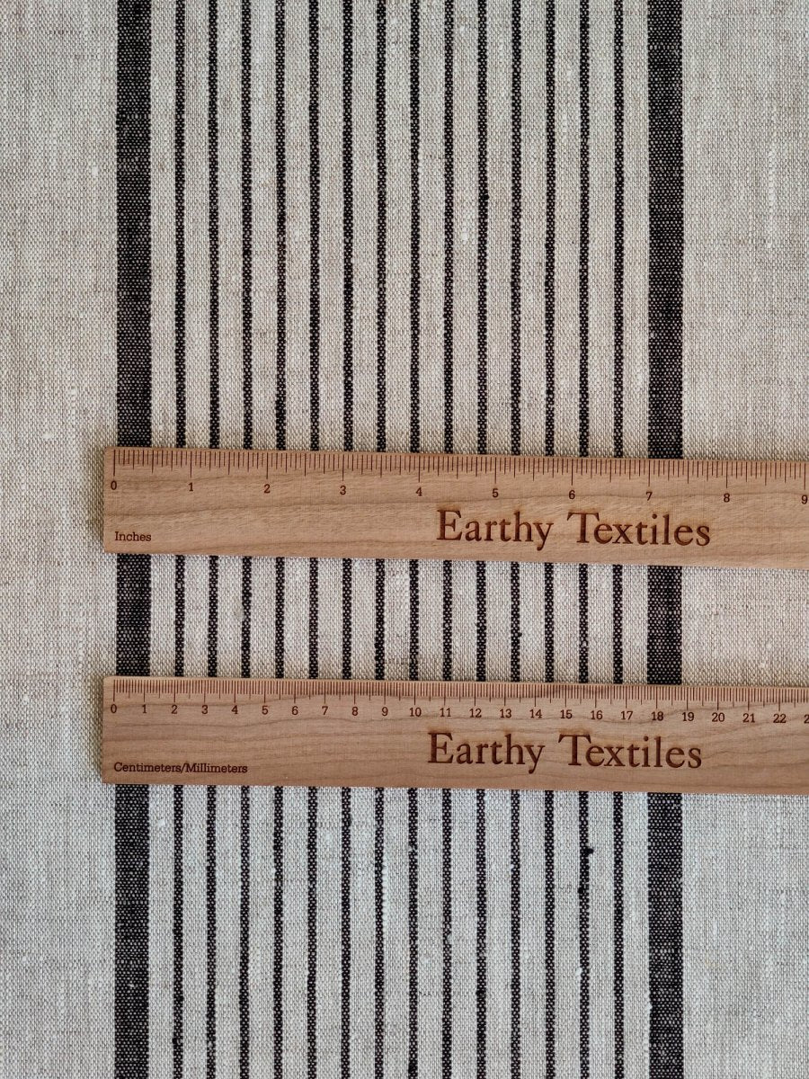 Natural with black stripes - earthytextiles