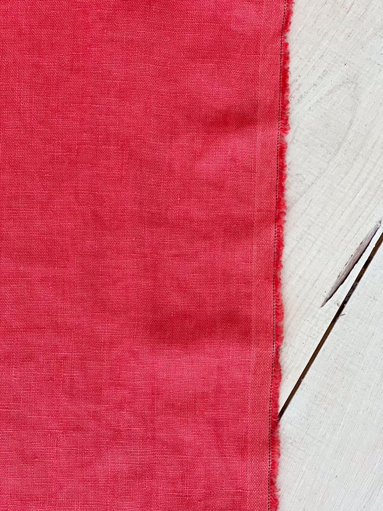 Porcelain rose linen fabric - earthytextiles