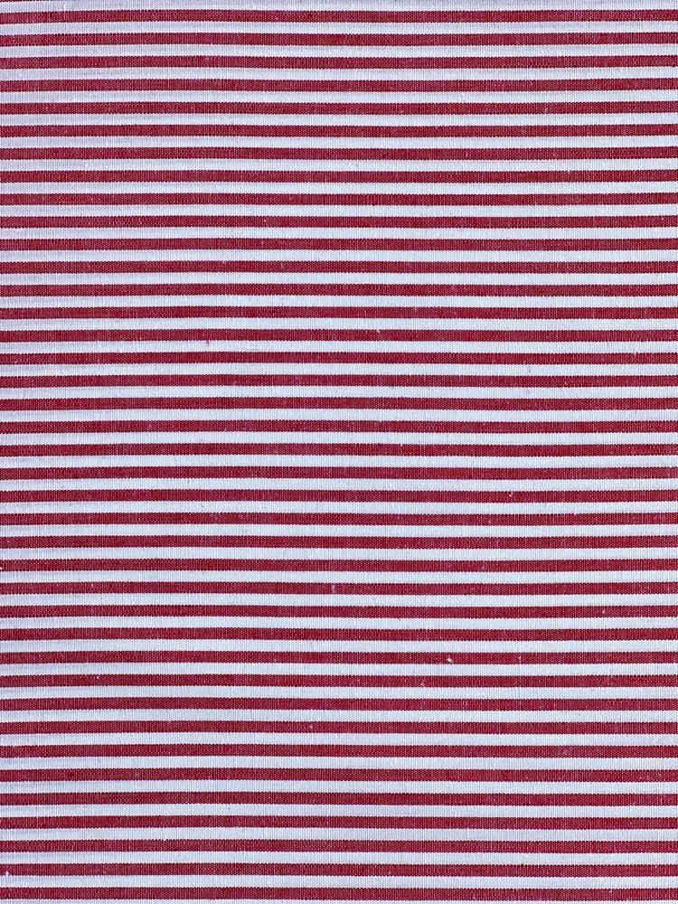 Red stripes cotton - earthytextiles
