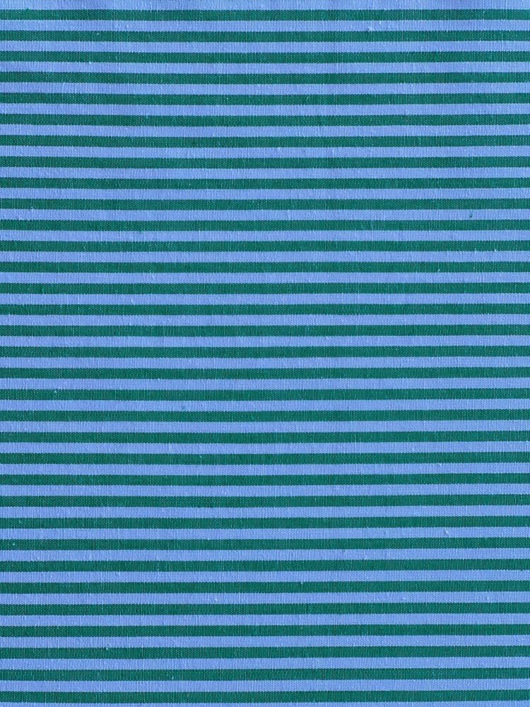 Green stripes cotton - earthytextiles