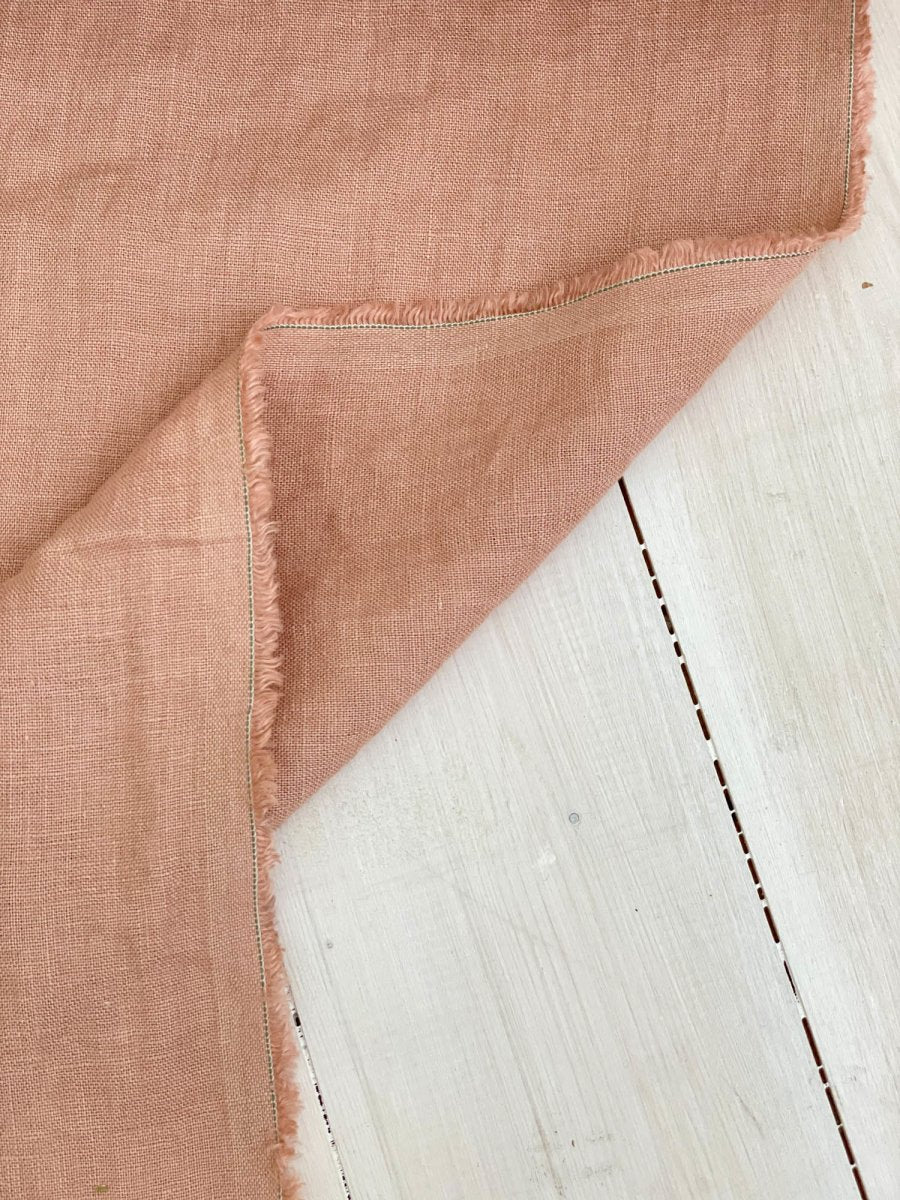 Softened natural linen fabric, QUITE HEAVY linen, 290 GSM, washed beige  white melange linen fabric by the meter, linen fabric by the yard