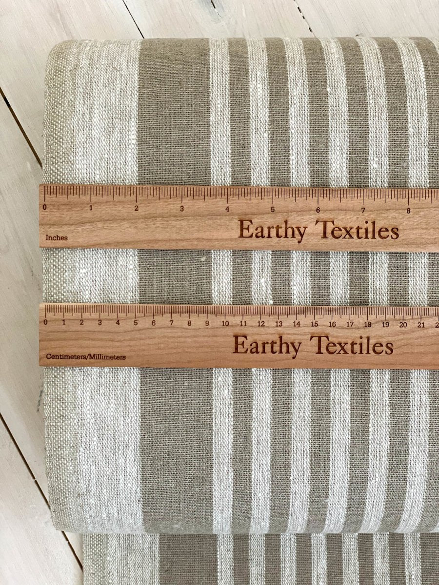 Natural narrow with natural stripes - earthytextiles