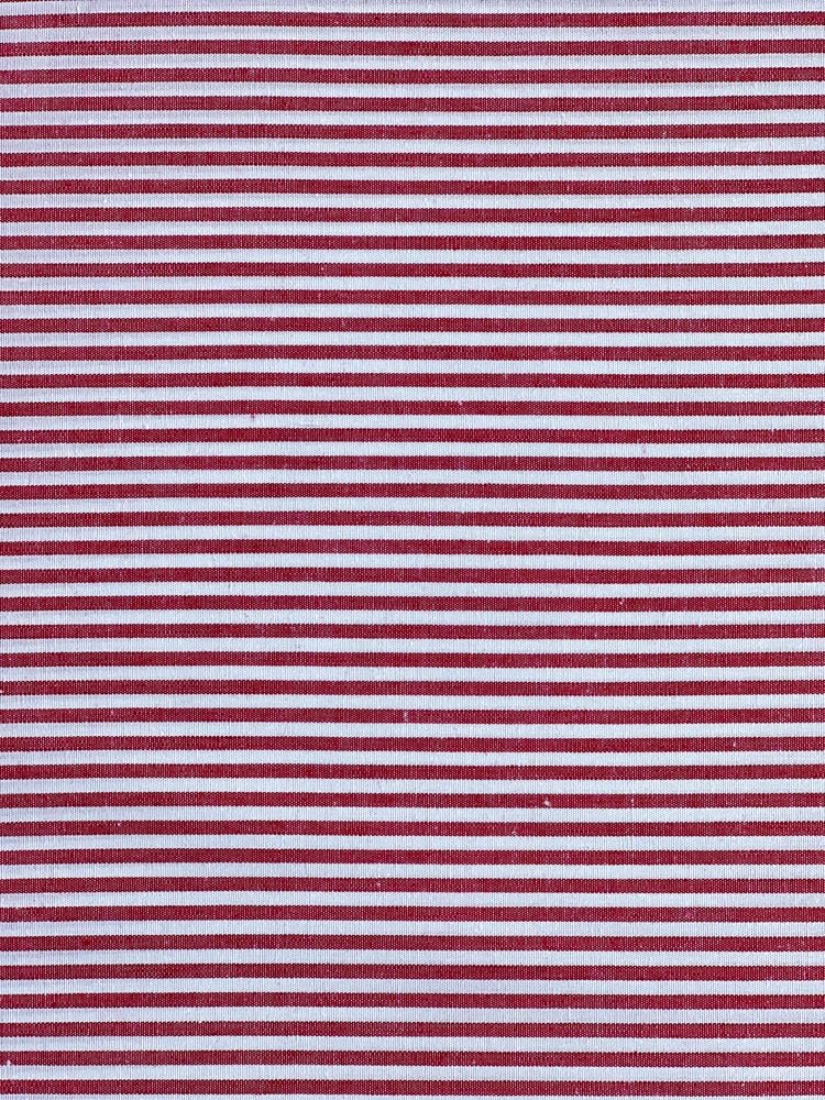 Red stripes cotton - earthytextiles